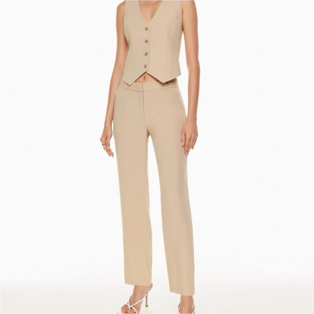 Babaton Command Mid-rise straight-leg pants